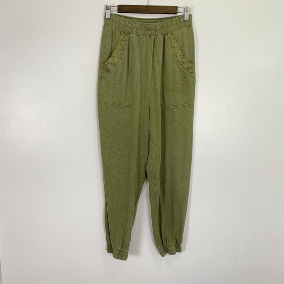 Anthropologie Pants - Daily Practice Anthropologie Joggers Womens XS Green Drop Crotch Lounge‎ Hi Rise